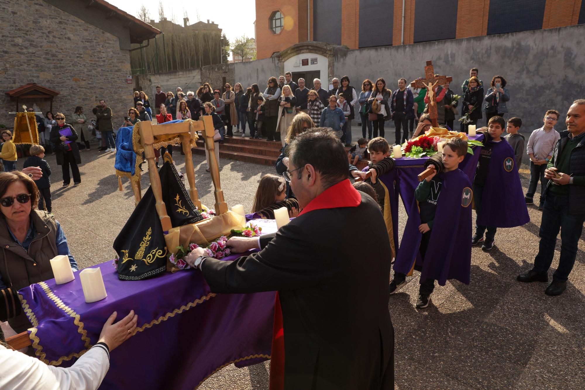 En imágenes: Viesques y San Pedro adelantan la Semana Santa