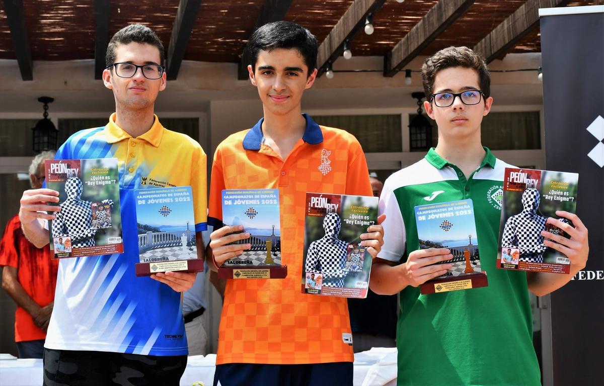 Podium del campeonato de España