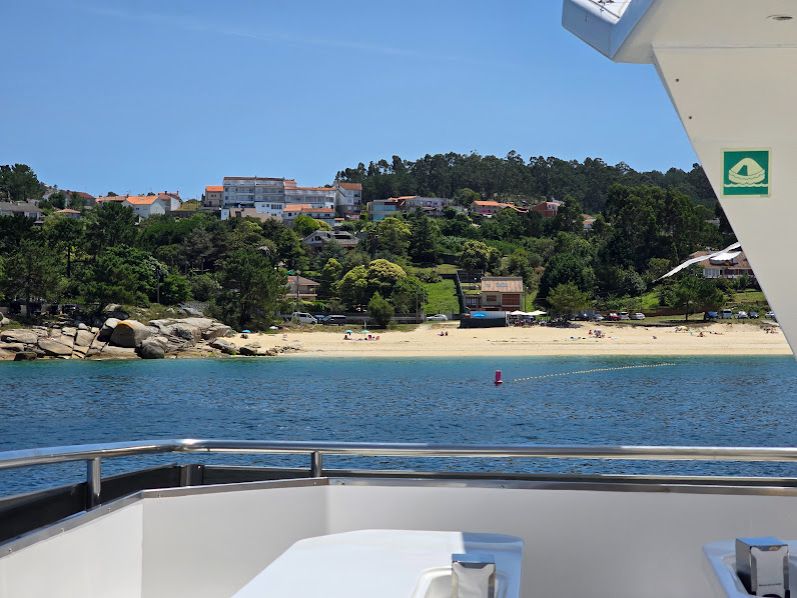 Así se disfruta de los catamaranes de O Grove.