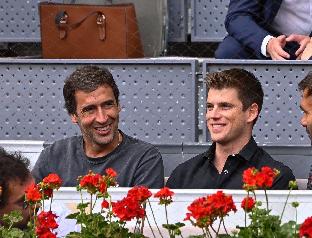 Raul González y Miguel Bernardeau en el tenis