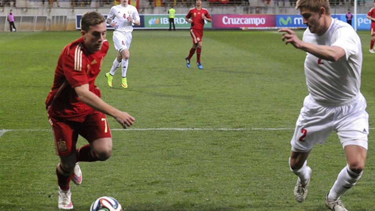 Deulofeu firmó un gran partido ante Bielorrusia