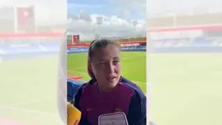 Claudia Pina: "Tenemos más ganas de ganar que nunca"