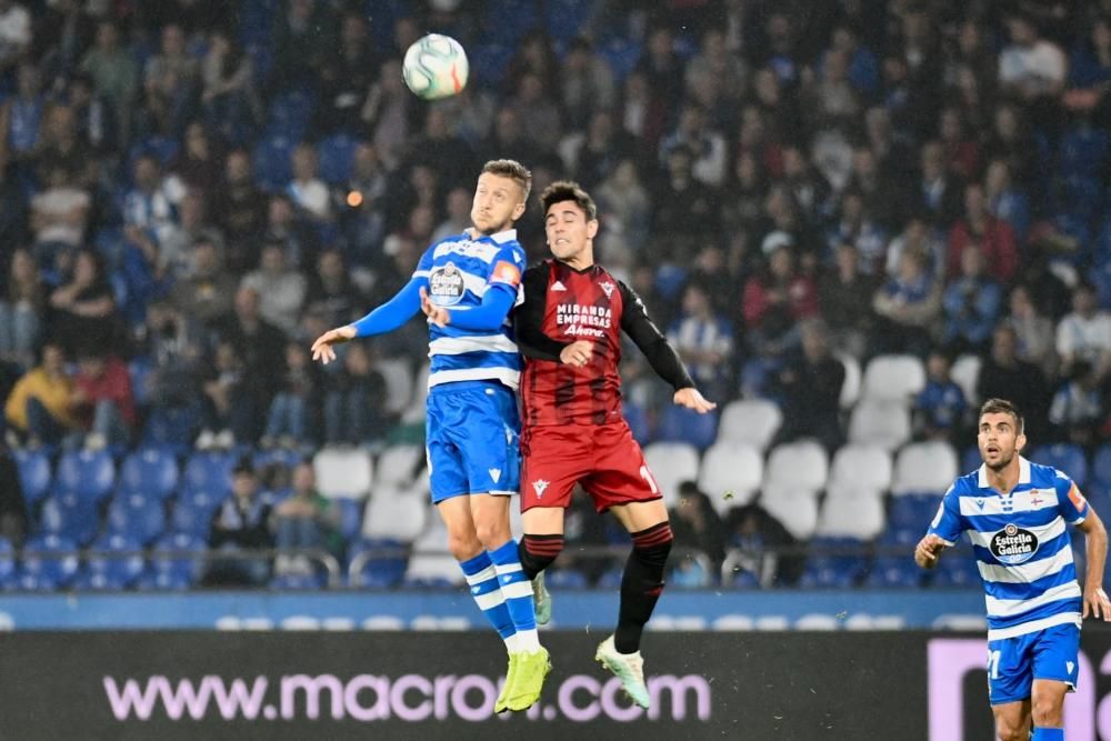 El Dépor no pasa del empate ante el Mirandés