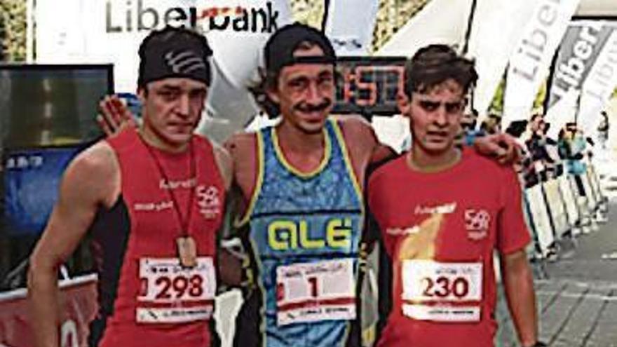 Pablo Sierra, Andrés García y Dimas Pereira.