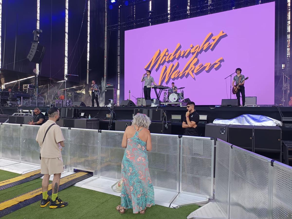 Midnight Walkers, una de las bandas locales del Mallorca Live Festival 2025.