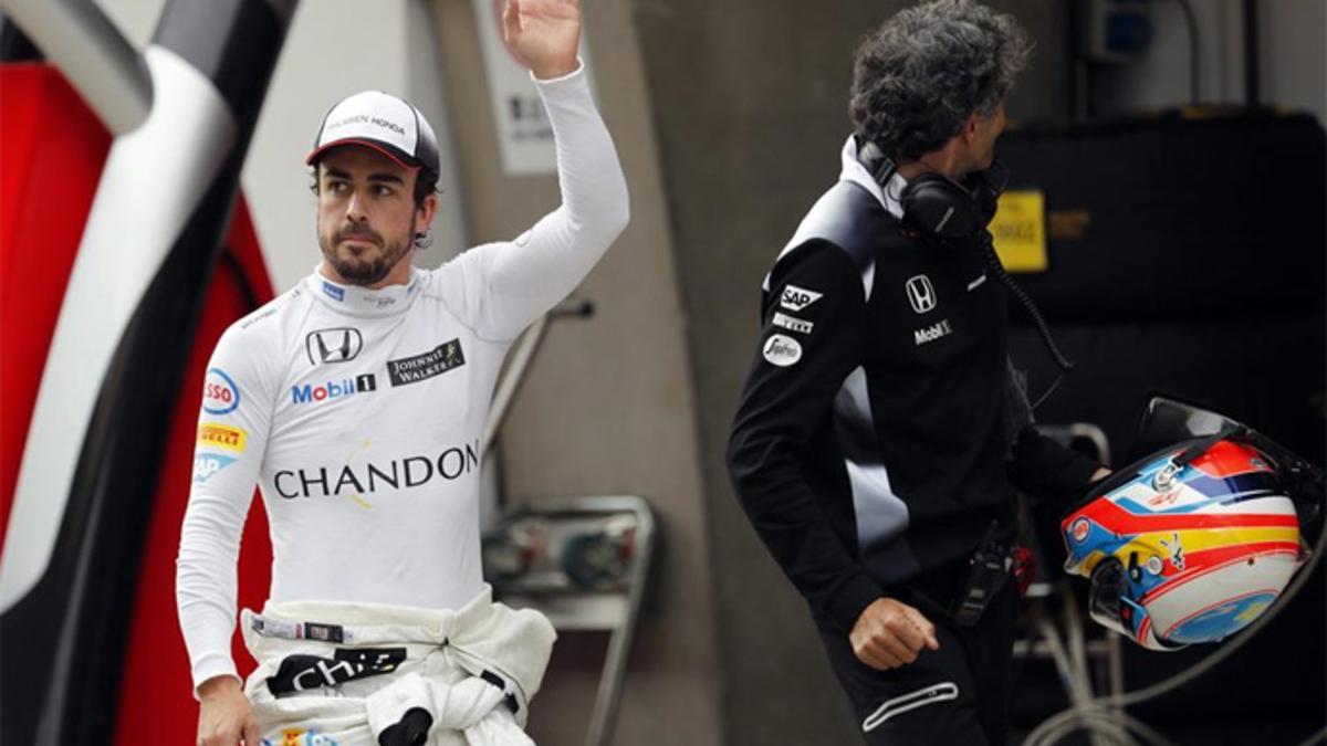 Alonso no aguantó el ritmo en China