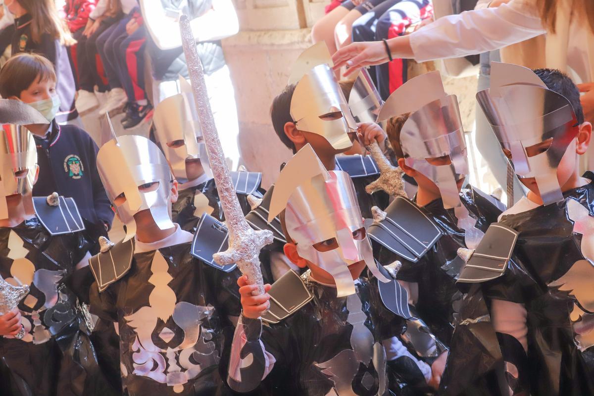 Procesión de los alumnos del colegio Diocesano de Santo Domingo de Orihuela