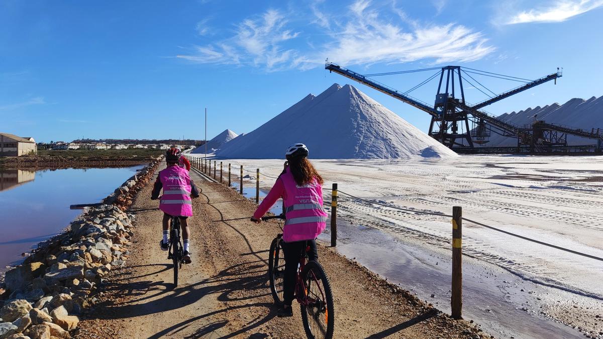 Una de las visitas piloto organizadas en los últimos días por Salins para perfilar el recorrido