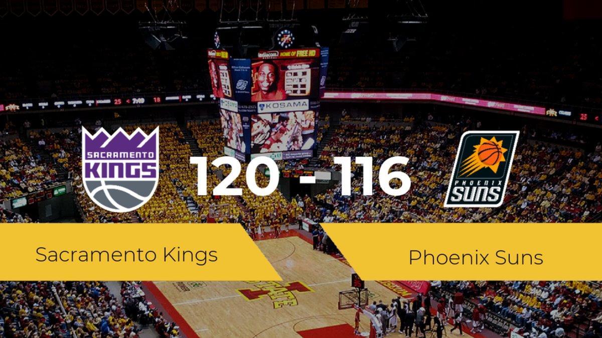 Sacramento Kings se impone por 120-116 frente a Phoenix Suns