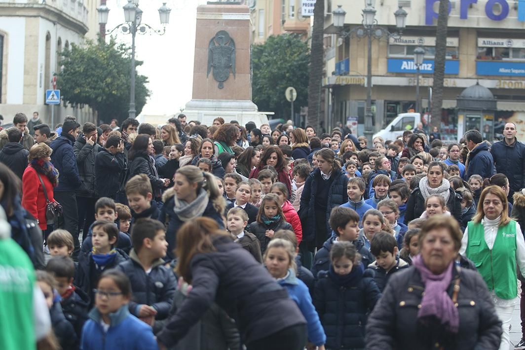 Escolares cordobeses contra el cáncer