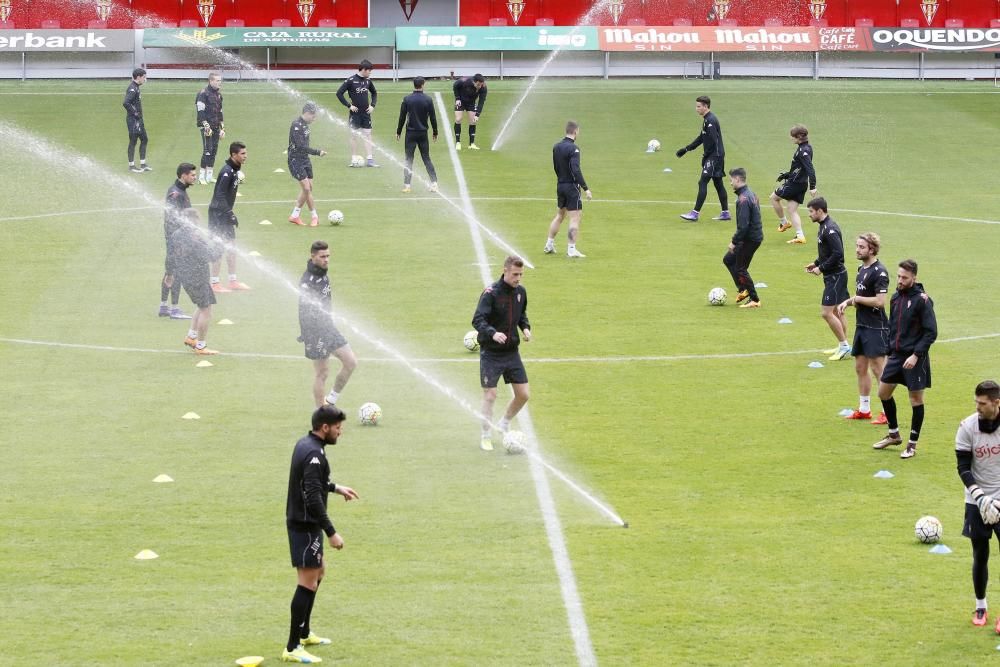 Entrenamiento del Sporting