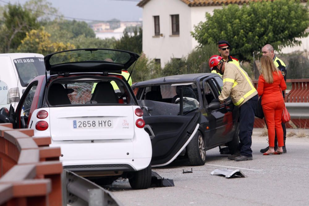 Accident de trànsit a Sils