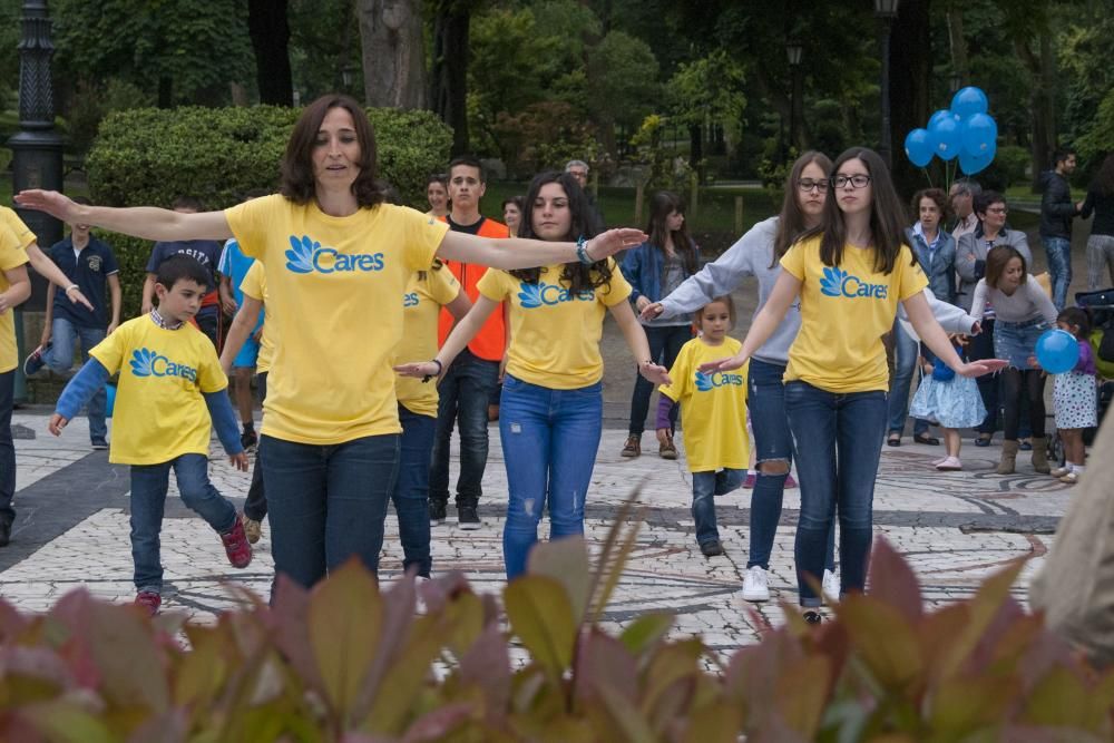 Flashmob para apoyar a la Asociación Galbán