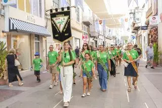 La “marea verde” de la UFECE toma  las calles del centro de Elche