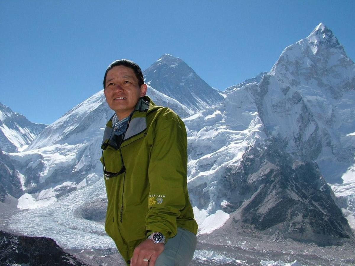 El alpinista indio-nepalés Jamling Tenzinhg Norgay