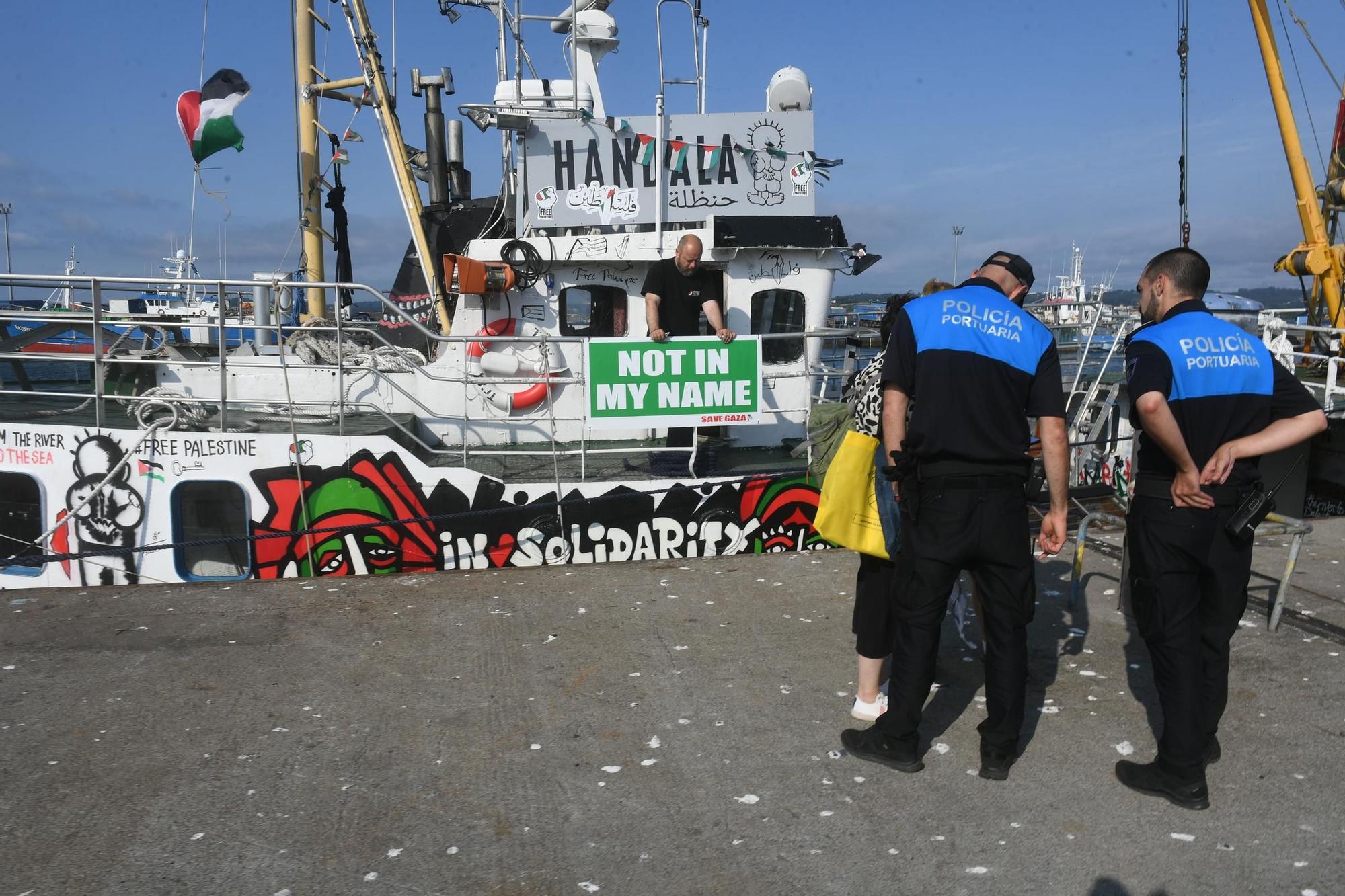 La 'Flotilla de la Libertad' llega a A Coruña