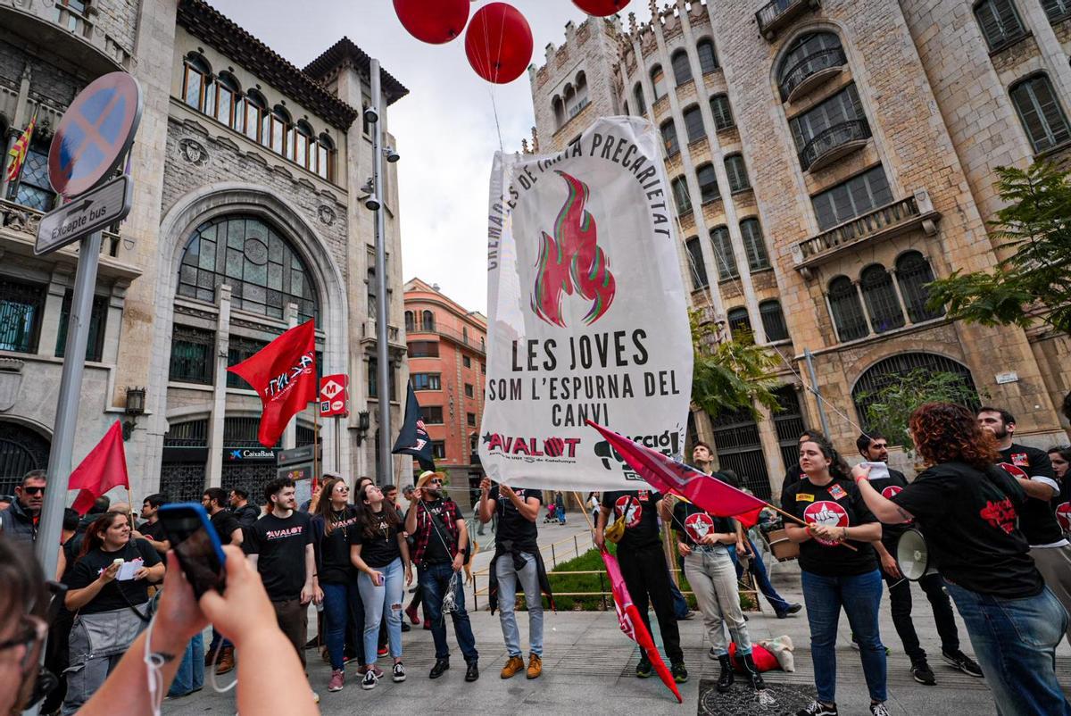 Celebración del 1 de Mayo en Barcelona