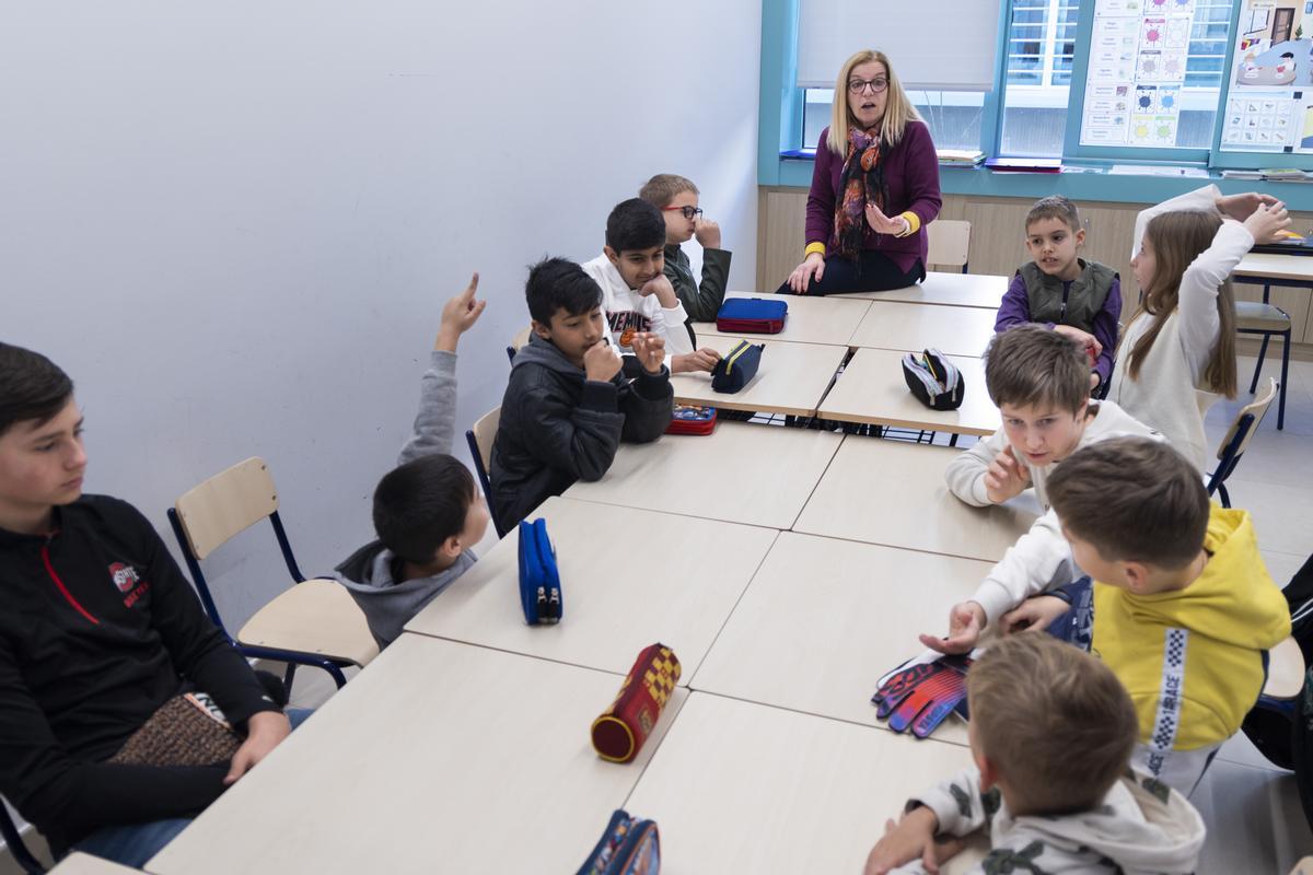 Valencia. El CEIP Les Arts ha recibido a muchos alumnos de Rusia y Ucrania durante el primer año de la invasion rusa de Ucrania