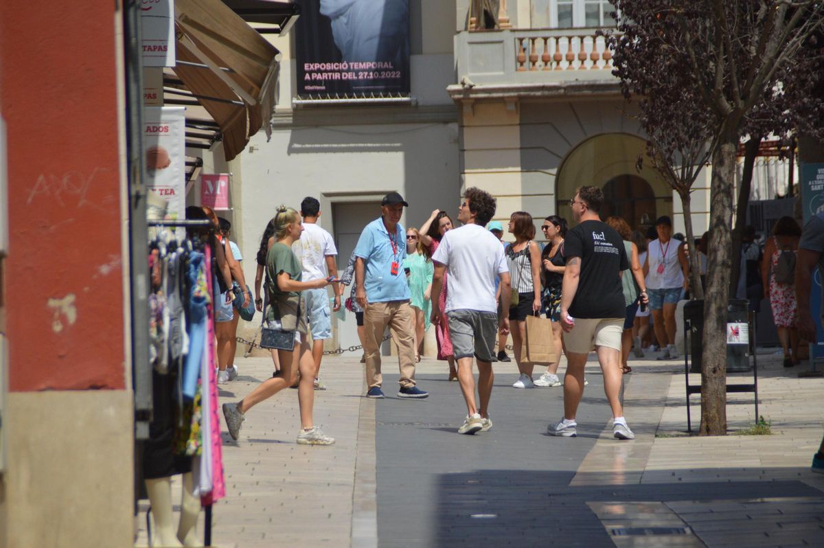 Ambient als carrers de Figueres.