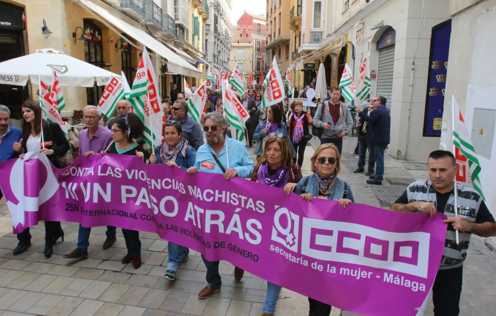 Manifestación en Málaga contra la Violencia contra las Mujeres