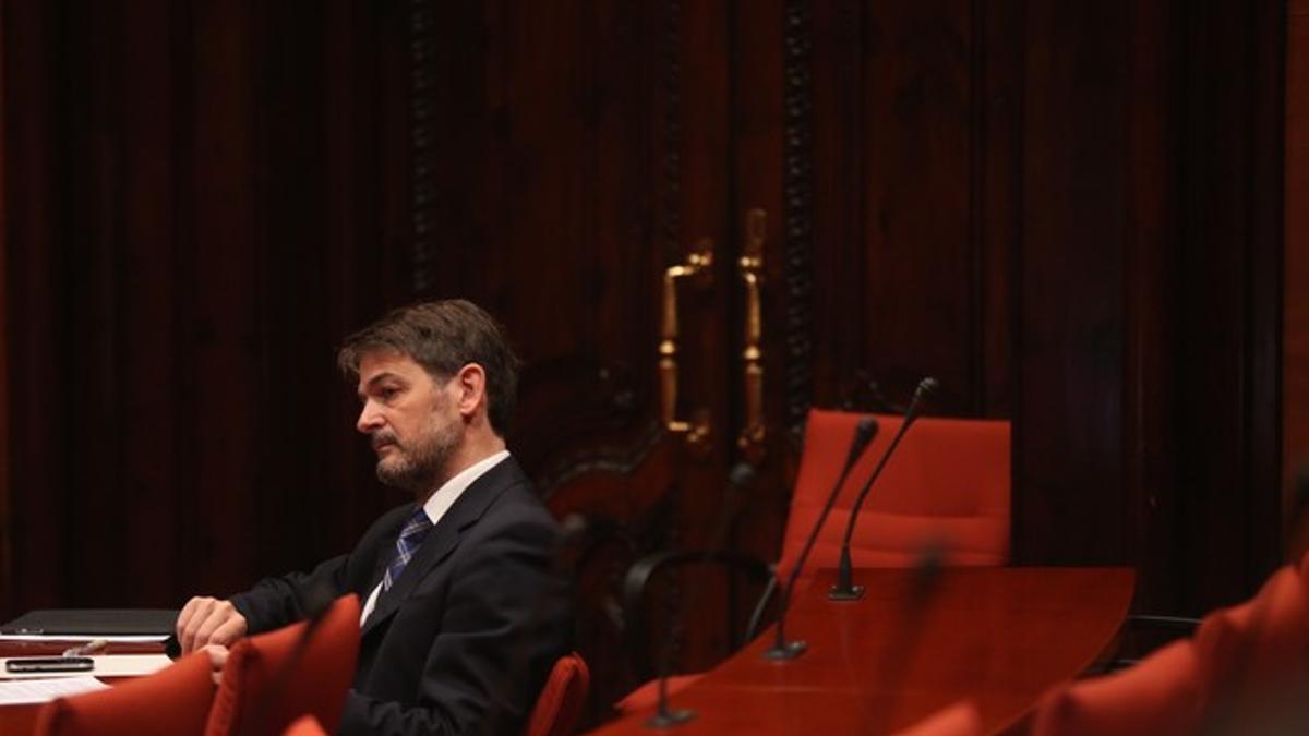 Oriol Pujol, a finales del pasado junio en el Parlament.