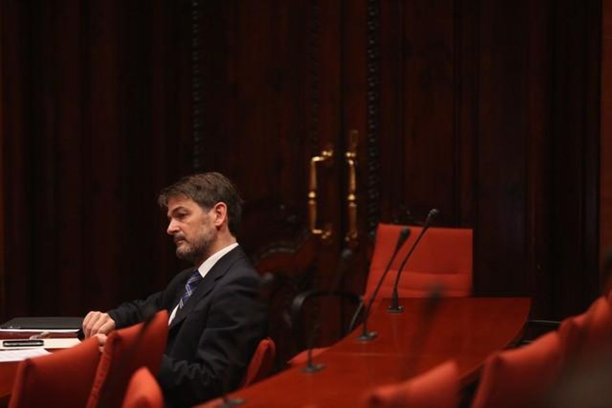 Oriol Pujol, a finals de juny al Parlament.