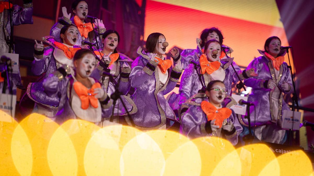 Lenguas Largas, en su participación en el concurso del Carnaval de Santa Cruz de Tenerife 2025.