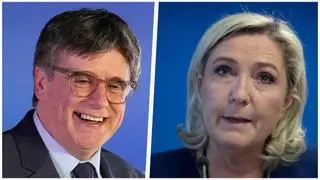 Puigdemont aprovecha el descalabro de la extrema derecha francesa para burlarse de Le Pen
