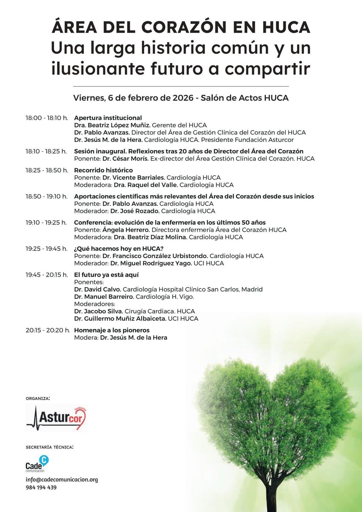 Programa de las jornadas.
