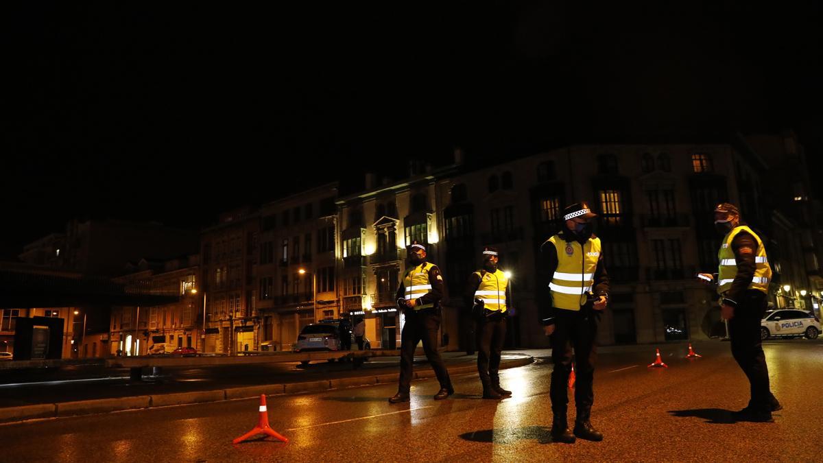 Control de alcoholemia en Avilés.