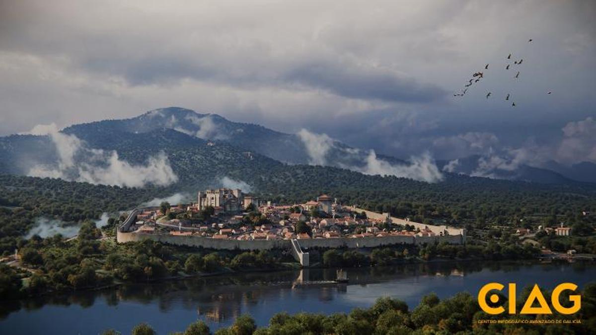 La villa medieval de Tui