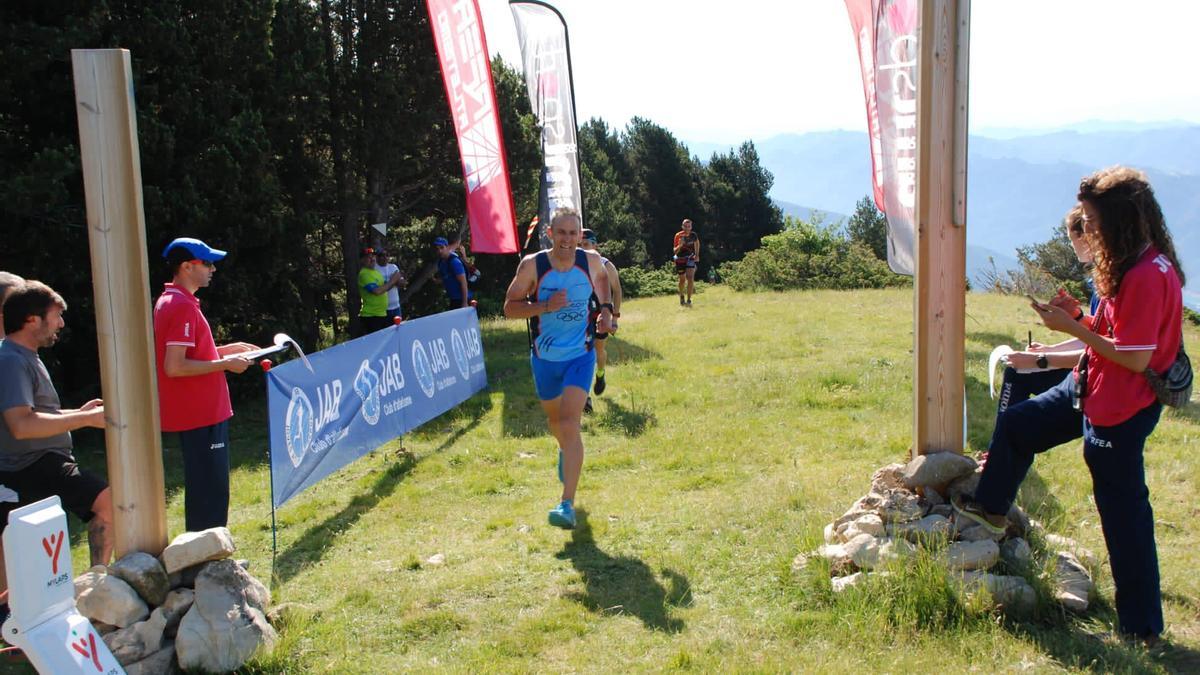 Salva Escribano, en el campeonato de España.