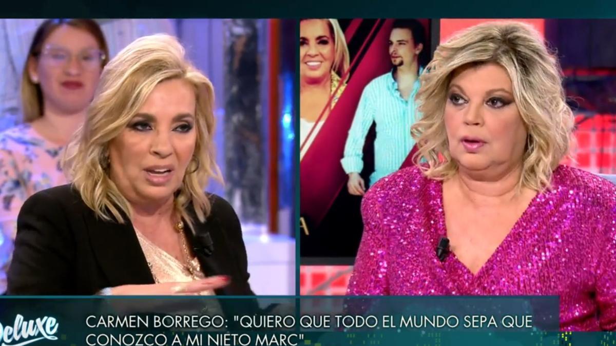 Carmen Borrego y Terelu Campos en 'Viernes Deluxe'.