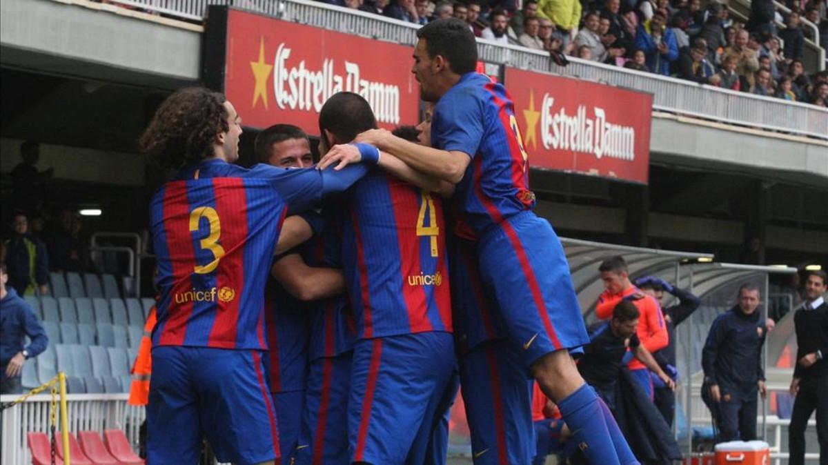 El filial lo celebró a lo grande