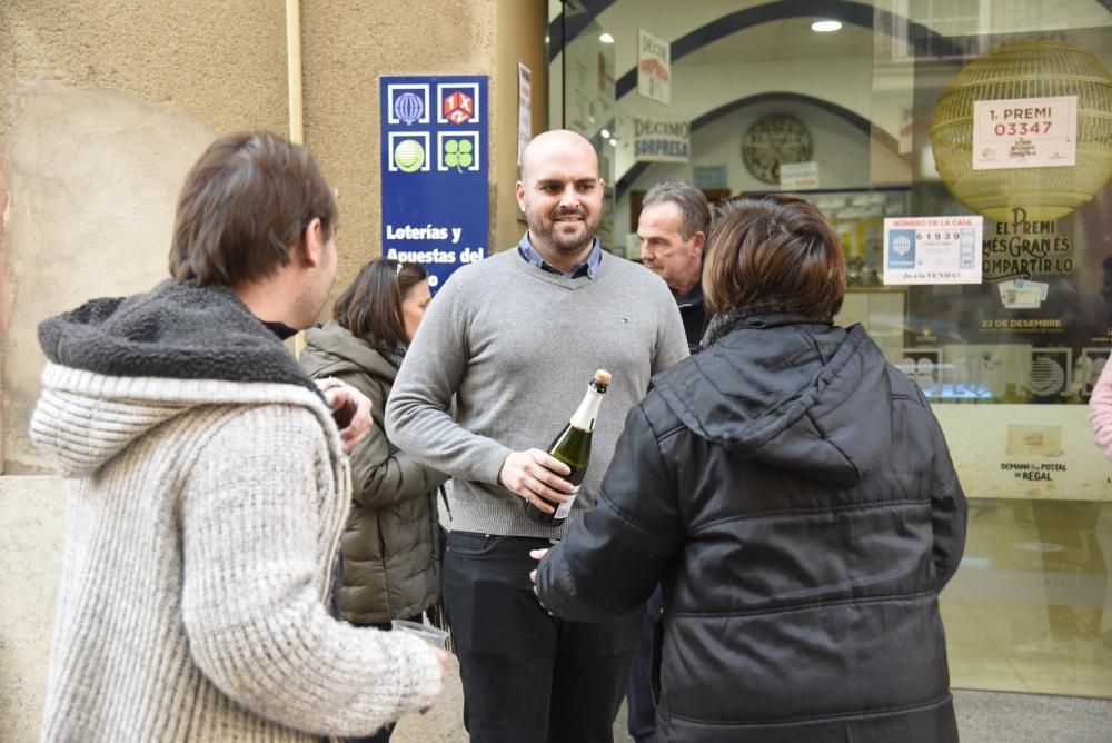 Alegria a Santpedor pels diners que hi ha deixat la Grossa 2018