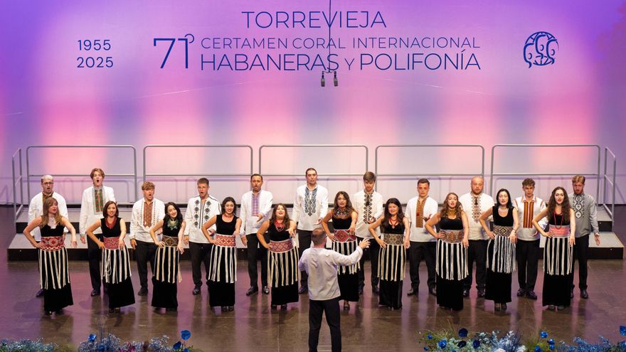 Coros de Europa, América y Asia abren la competición coral del 71 Certamen de Habaneras de Torrevieja