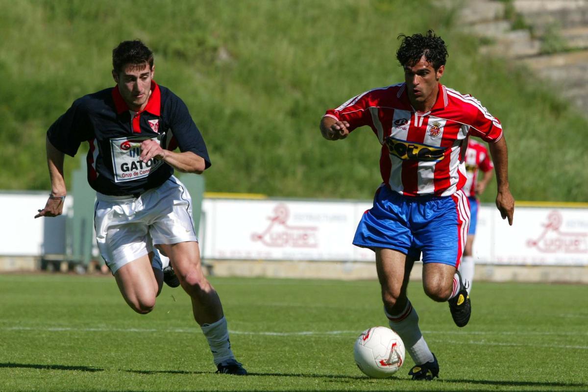 Garagarza, durant un partit a Montilivi a Tercera (2002-03)