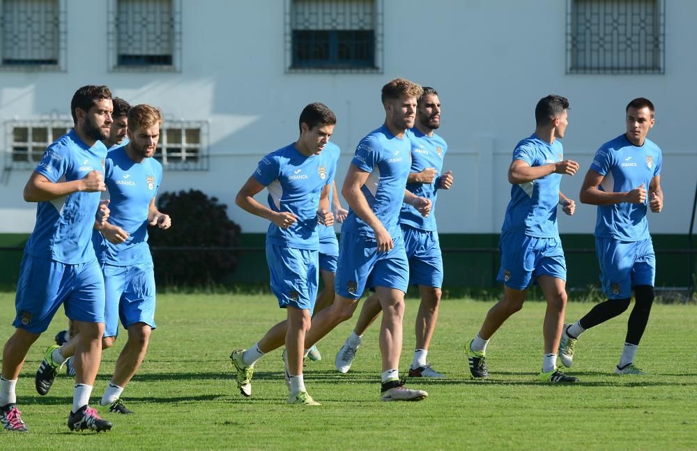 Entrenamiento del Pontevedra C.F