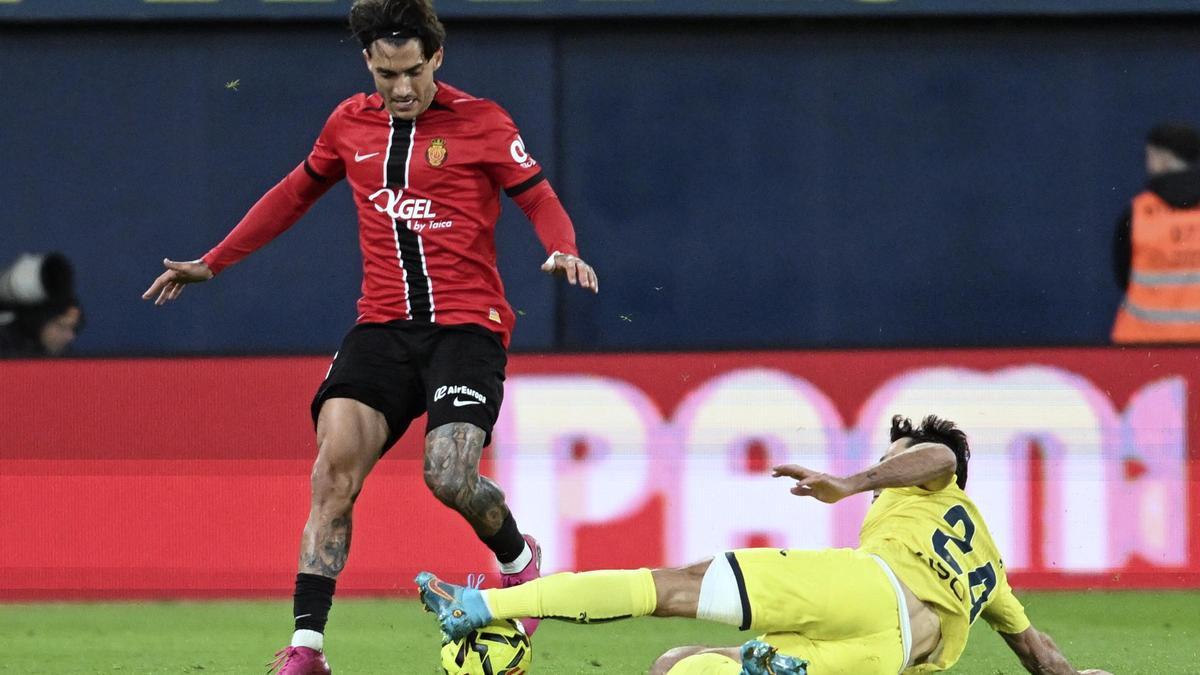 Antonio Sánchez, durante el partido ante el Villarreal en La Cerámica.