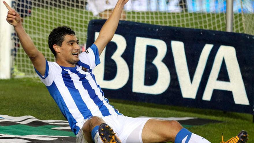 Chory Castro, durante su etapa en la Real Sociedad // EFE