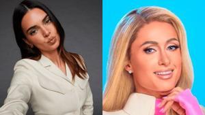 Avatares de Kendall Jenner (izquierda) y Paris Hilton (derecha) generados con Inteligencia Artificial