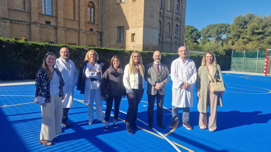 El Centro de Rehabilitación Psicosocial Nuestra Señora del Pilar de Zaragoza estrena nueva zona deportiva