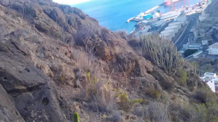 Los vecinos temen que se produzcan desprendimientos de rocas que afecten a sus viviendas.