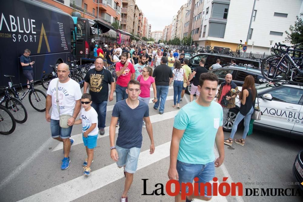 Vuelta ciclista a España: Salida en Caravaca