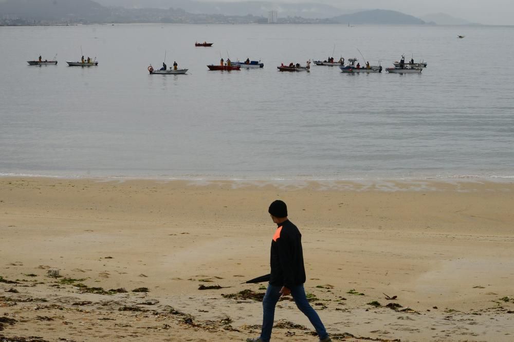 Mariscadores de Cangas y Moaña, en mar y en tierra