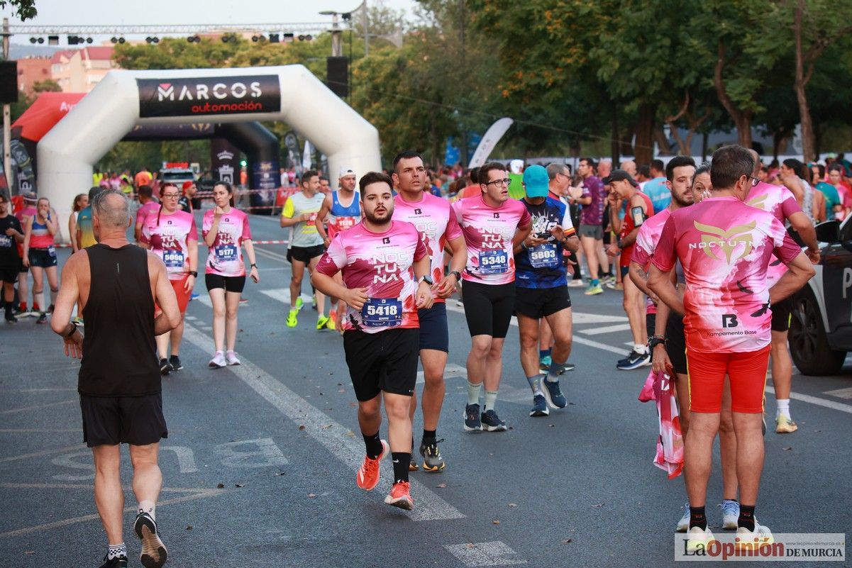 Las mejores imágenes de la carrera nocturna de Murcia