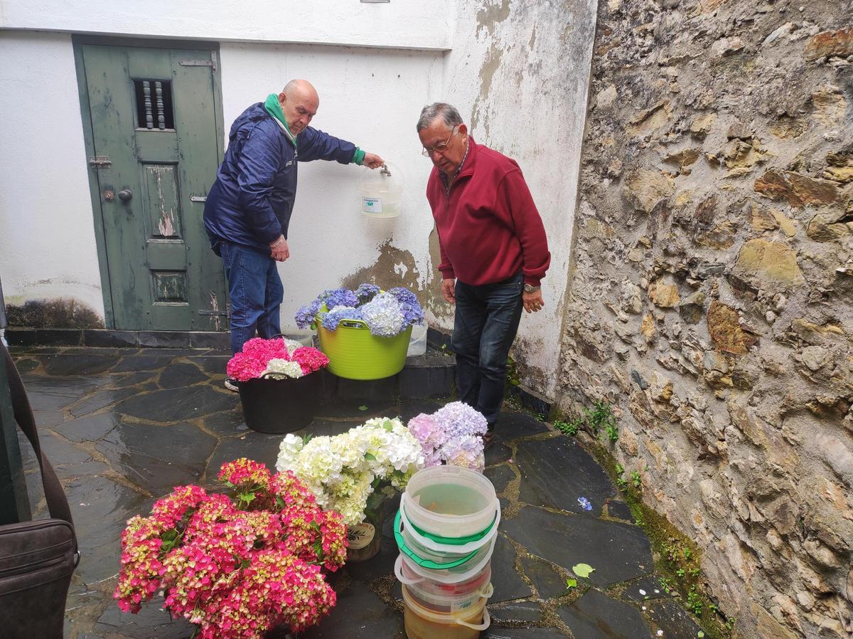 En imágenes: Castropol se llena de flores para el Corpus