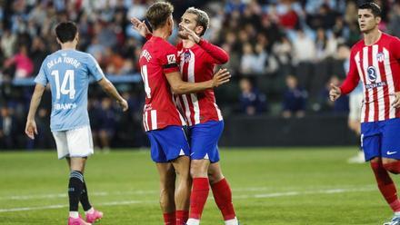 Resumen, goles y highlights del Celta 0 - 3 Atlético de Madrid de la jornada 10 de LaLiga EA Sports