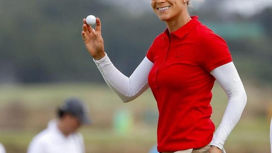 La golfista malagueña Azahara Muñoz es una de las favoritas para ganar el torneo.