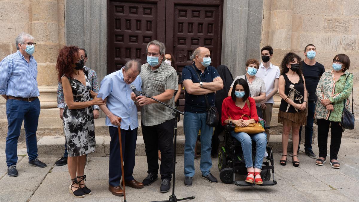 Herminio Ramos, durante su intervención en la inauguración de la Feria de la Cerámica.